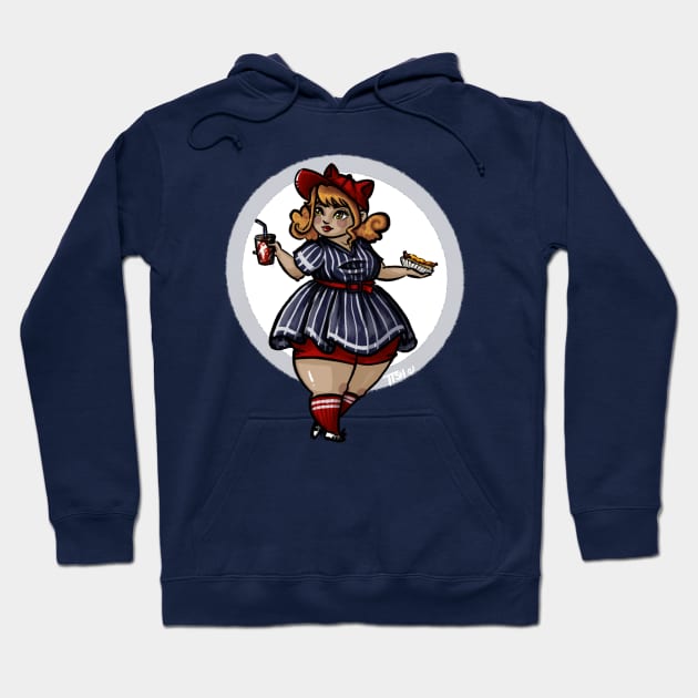 A Day at the Ball Game Hoodie by Labrattish